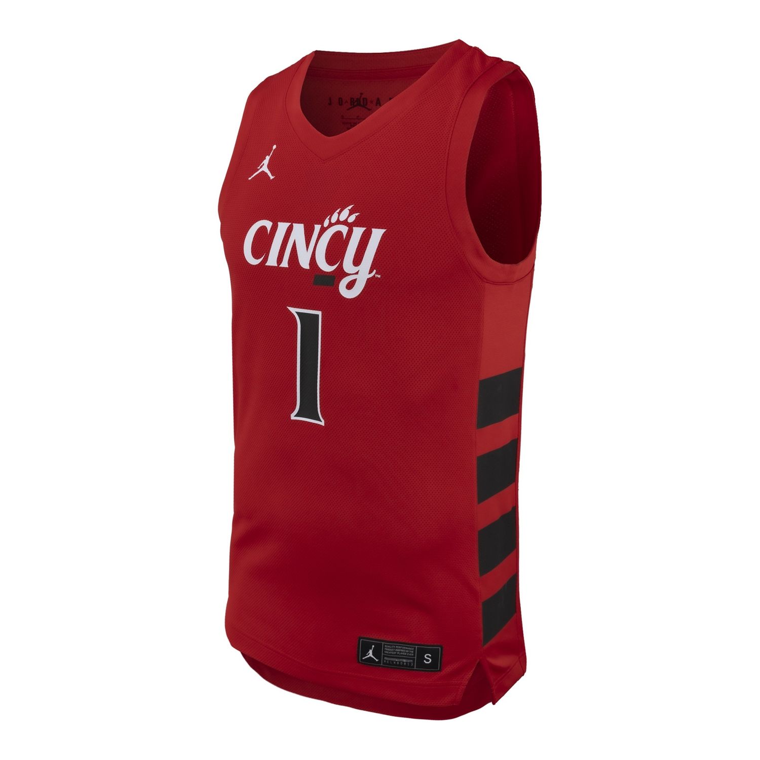 Cincinnati Bearcats Red Basketball Jersey, Size: S