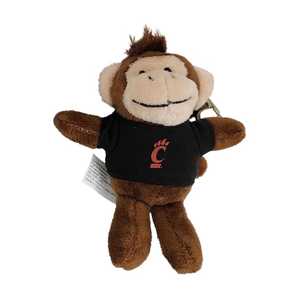 Mascot Factory Cincinnati Bearcats C-Paw Plush Key-chain