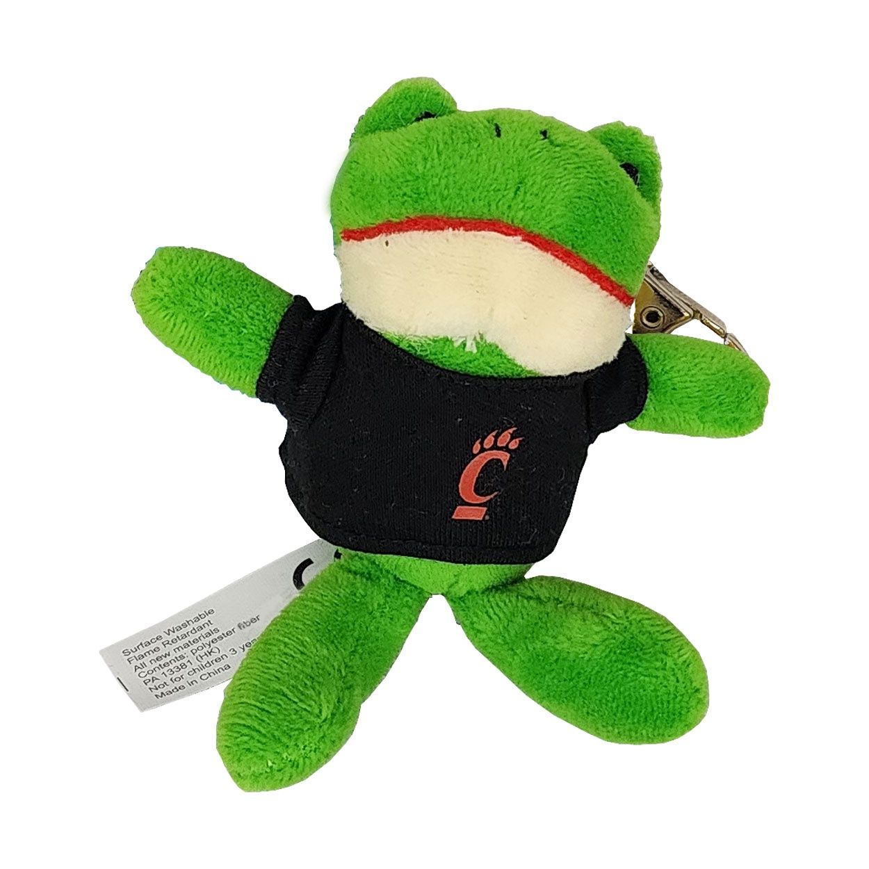 Mascot Factory Cincinnati Bearcats C-Paw Plush Key-chain