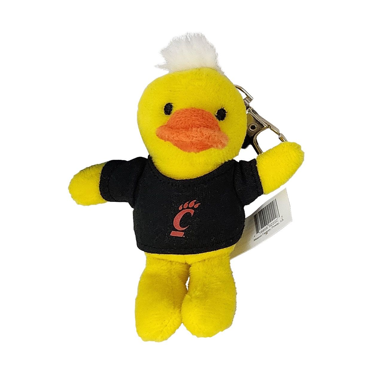 Mascot Factory Cincinnati Bearcats C-Paw Plush Key-chain