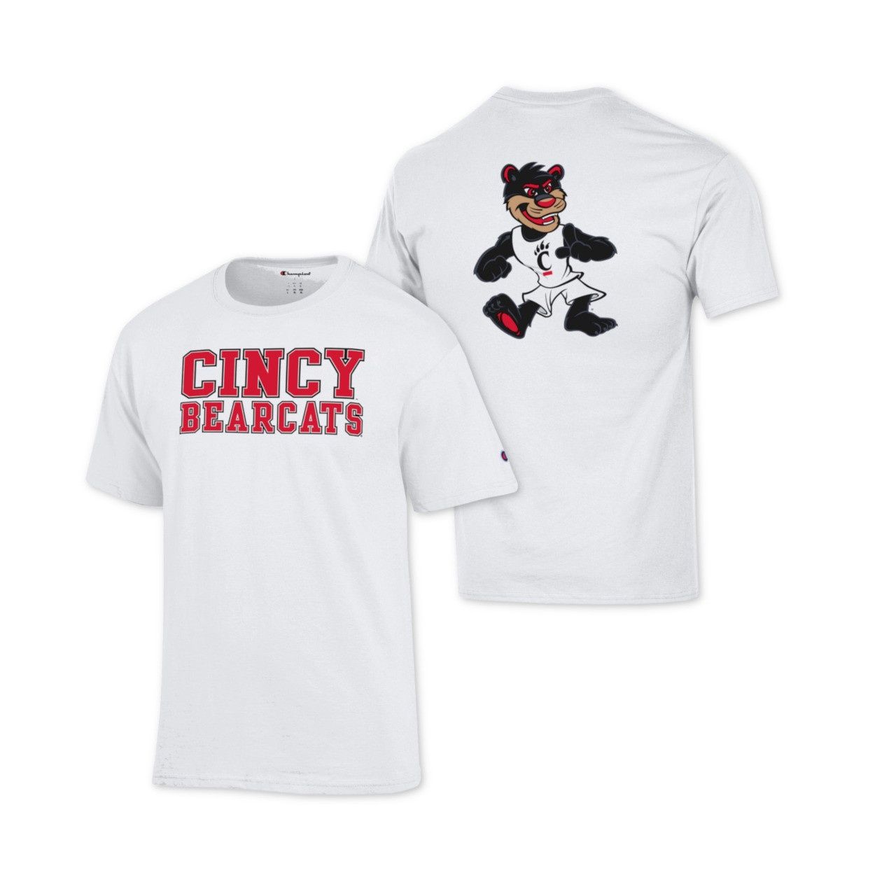 Cincinnati Bearcats Champion Walking Bearcat T-shirt, Size: S