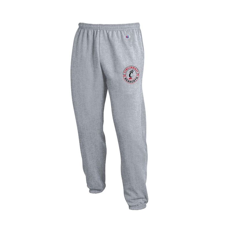 Champion Cincinnati C-Paw Circle Gray Jogger Sweatpants
