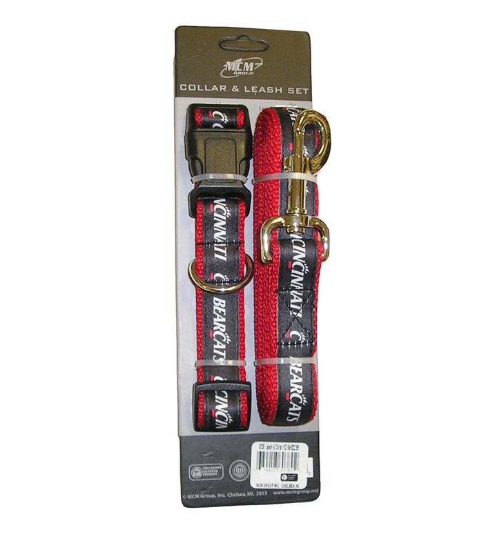 Cincinnati Bearcats Leash and Collar Set
