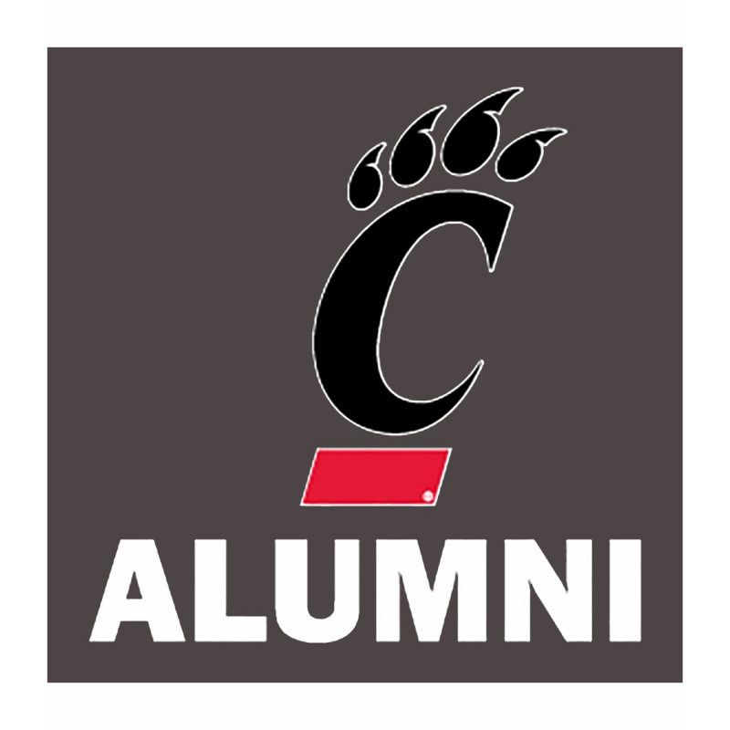 Auto Decal - C-Paw over Alumni, Size: MINI