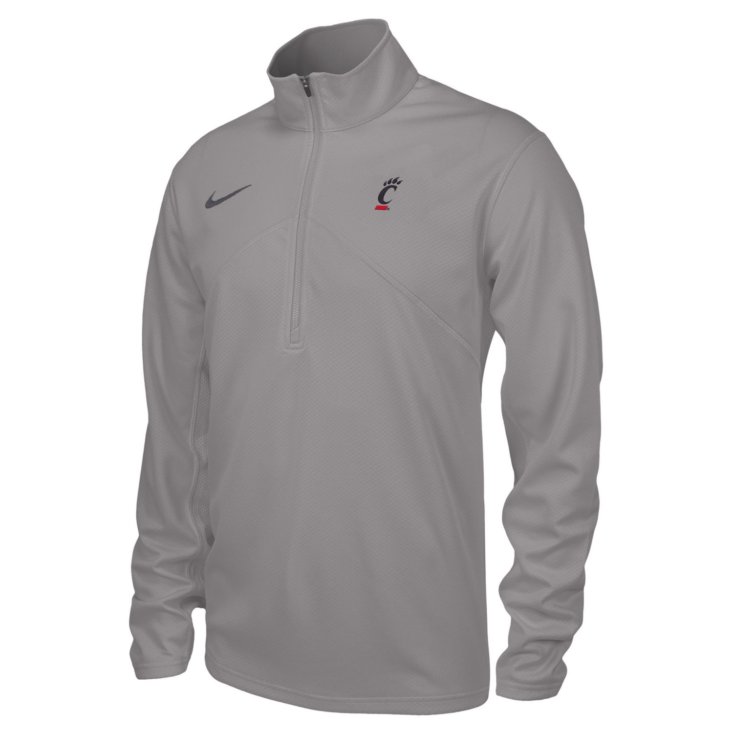 Nike Dri-Fit GRAY Coach Half-zip, Size: S