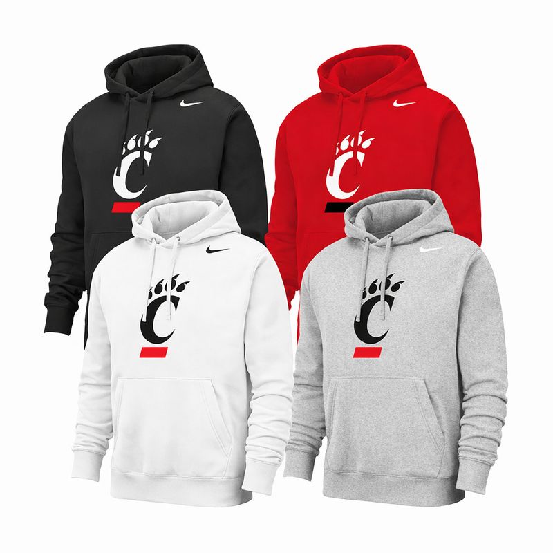 Nike Cincinnati Bearcats C-Paw Club Fleece Hooded Sweatshirt