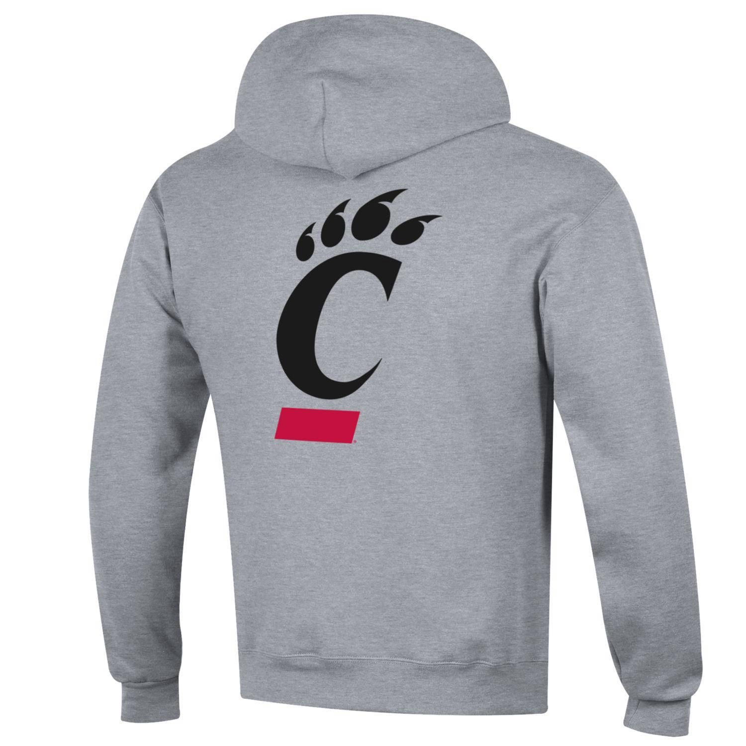 Champion Cincinnati Bearcats Logo &amp; C-Paw Hooded Sweatshirt