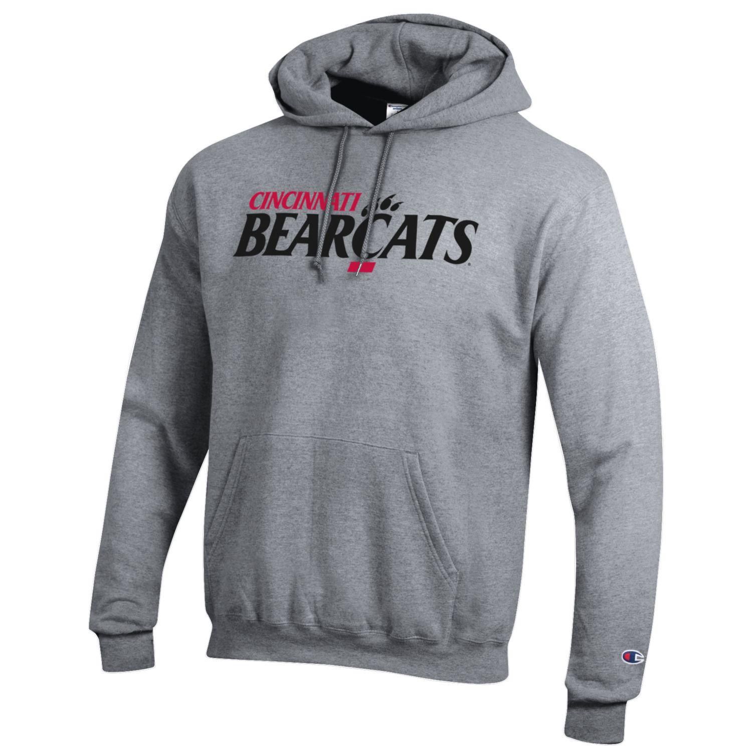 Champion Cincinnati Bearcats Logo &amp; C-Paw Hooded Sweatshirt