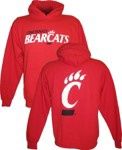 Champion Cincinnati Bearcats Logo &amp; C-Paw Hooded Sweatshirt