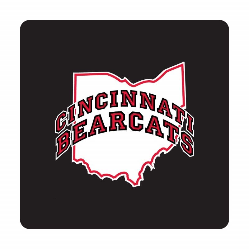 Auto Decal Cincinnati Bearcats State, Size: MINI