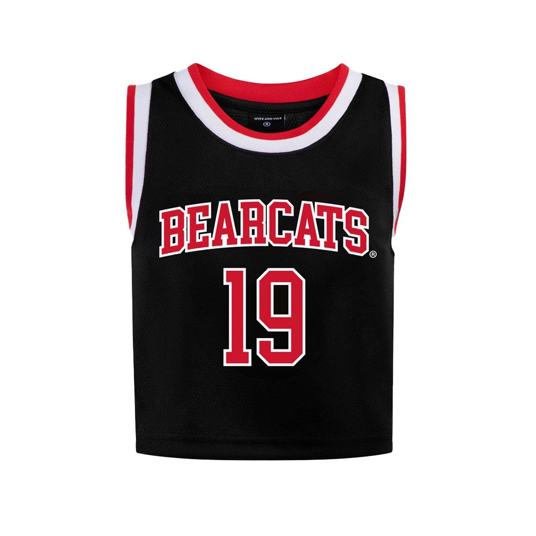 Cincinnati Bearcats Hype &amp; Vice Basketball Jersey Crop, Size: XS