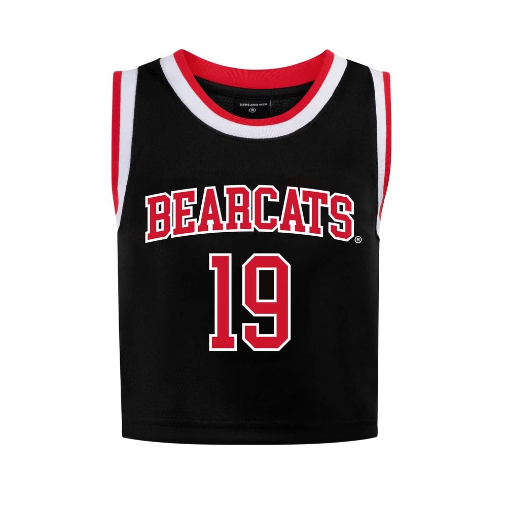 Cincinnati Bearcats Hype and Vice Cropped Basketball Jersey, Size: XS