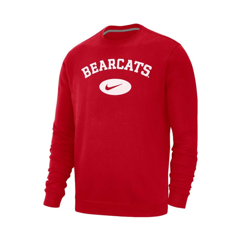 Nike Cincinnati Bearcats Club Fleece Crew