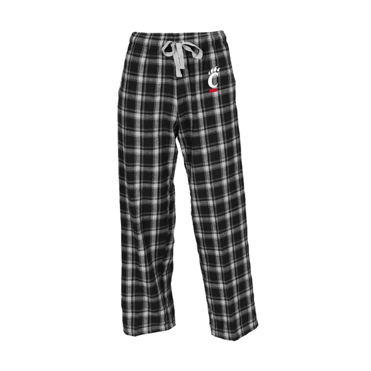 Boxercraft Cincinnati Black Plaid Harley Flannel Pants, Size: S