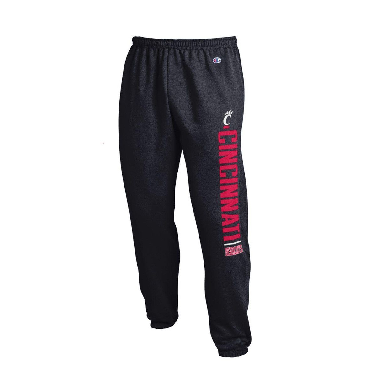 Champion Cincinnati Bearcats Black Jogger Sweatpants, Size: 2XL