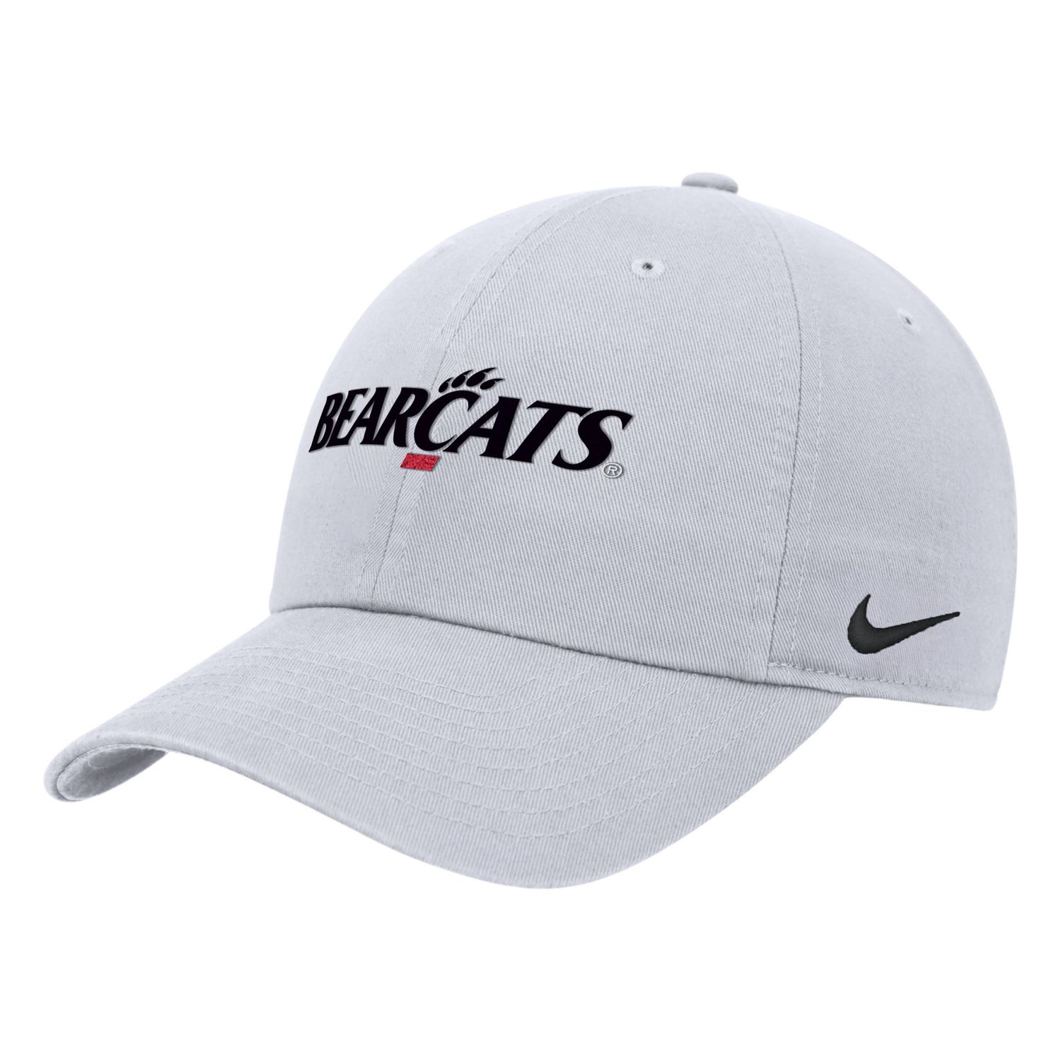 Cincinnati Bearcats White Club Adjustable Cap, Size: S/M