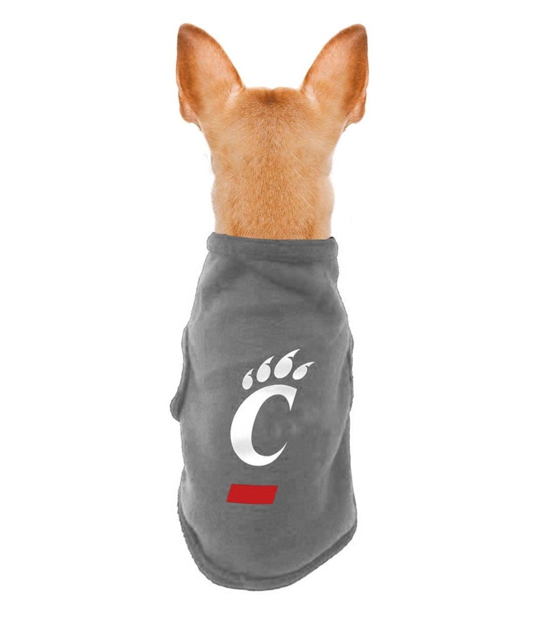 Cincinnati Bearcats Fleece Dog Sweatshirt, Size: T