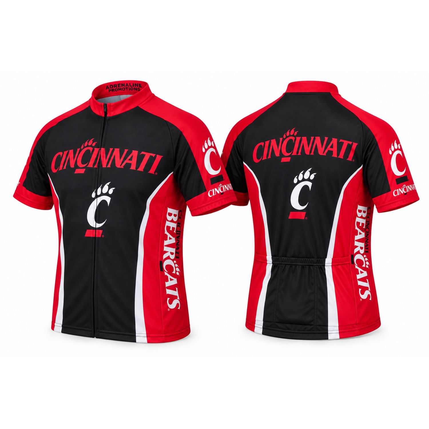 Cincinnati Bearcats Full-Zip Cycling Jersey