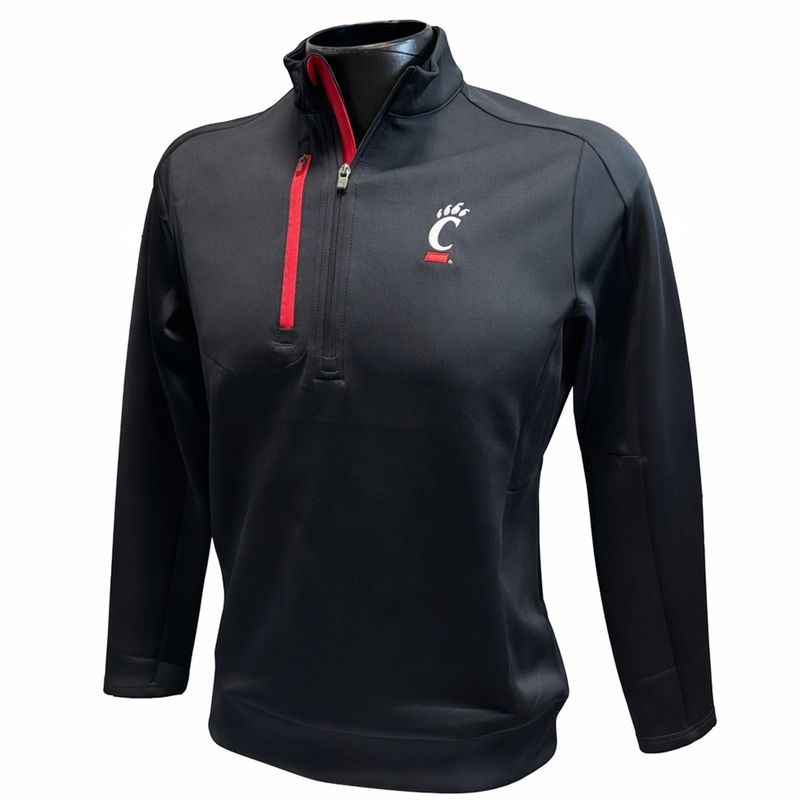 Antigua University of Cincinnati Bearcats Black Generation 1/4 Zip Pullover
