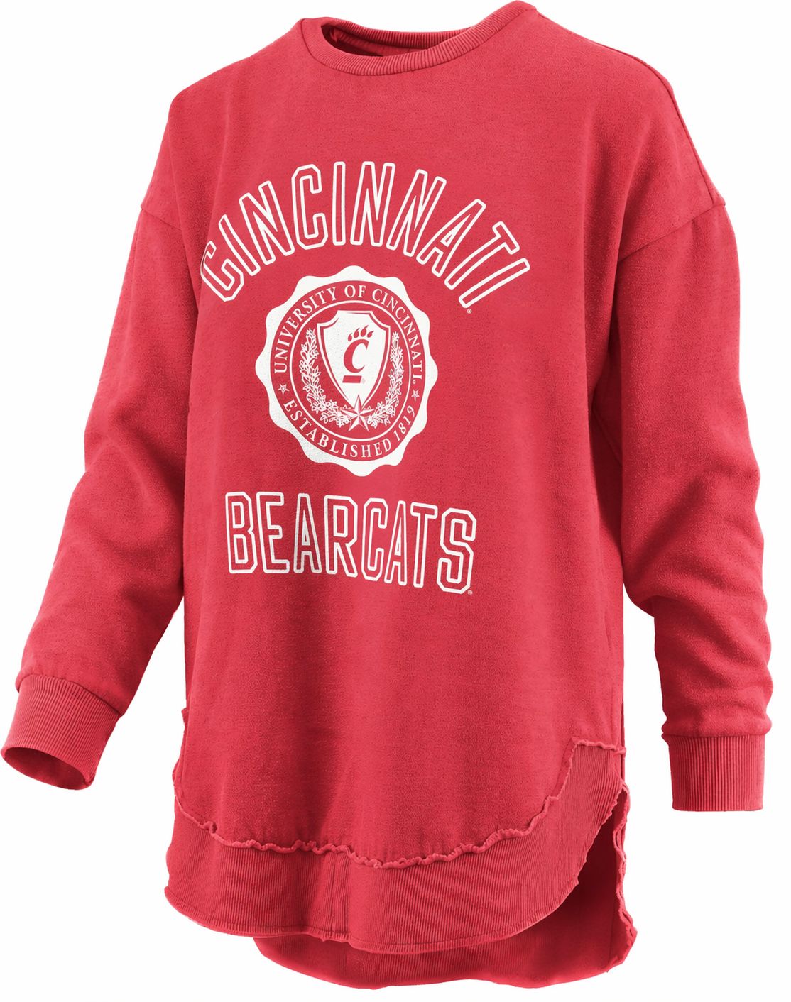 Women's Melange Poncho Fleece Crew