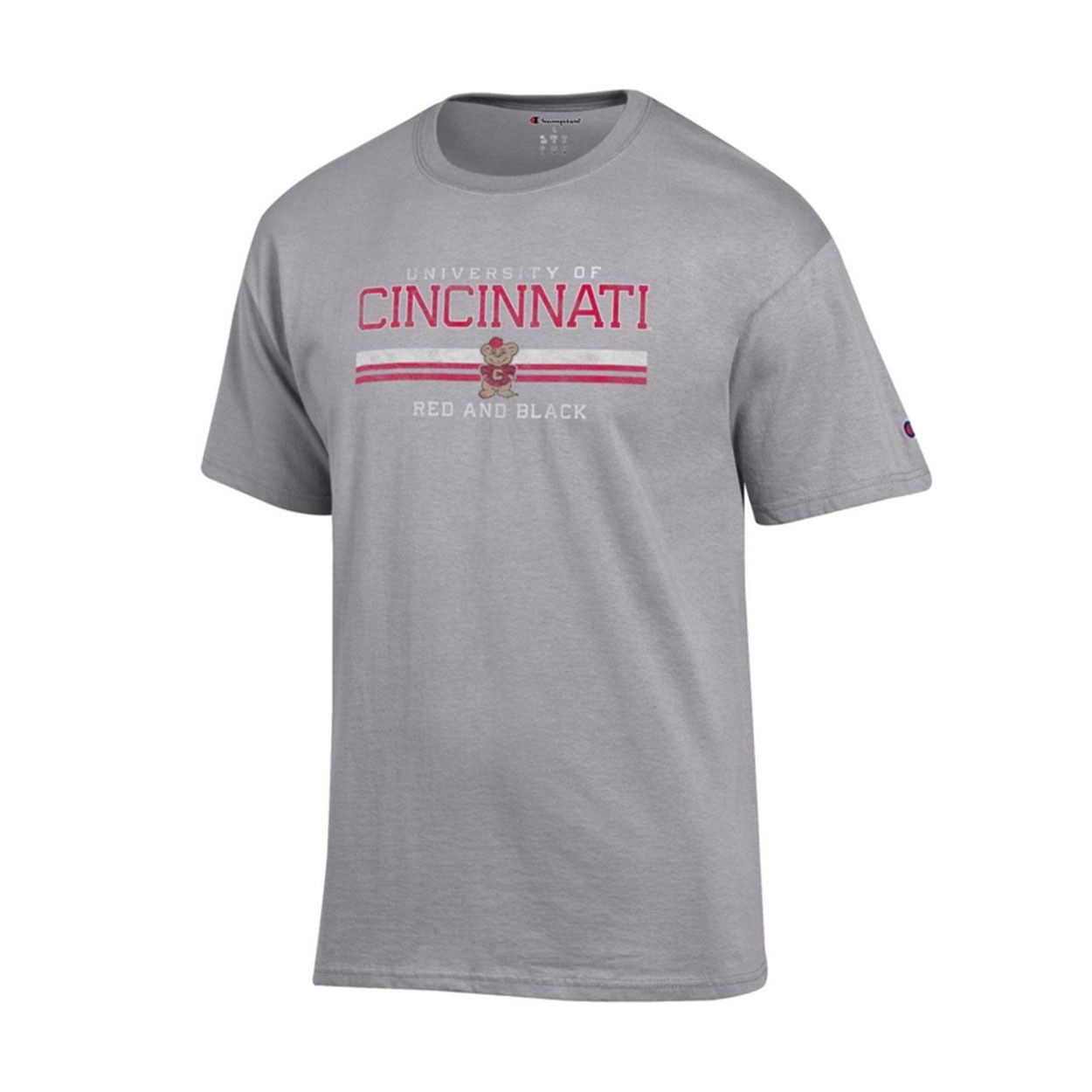 Cincinnati Bearcats Champion 1960s Bearcat T-shirt, Size: 2XL