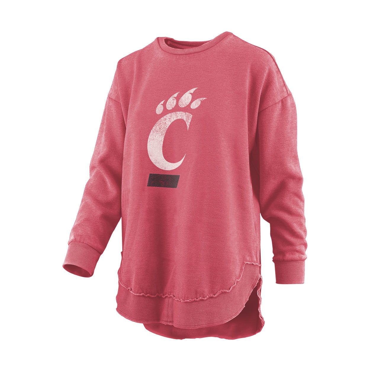 Cincinnati Bearcats Women's C-Paw Red Poncho Fleece, Size: 2XL