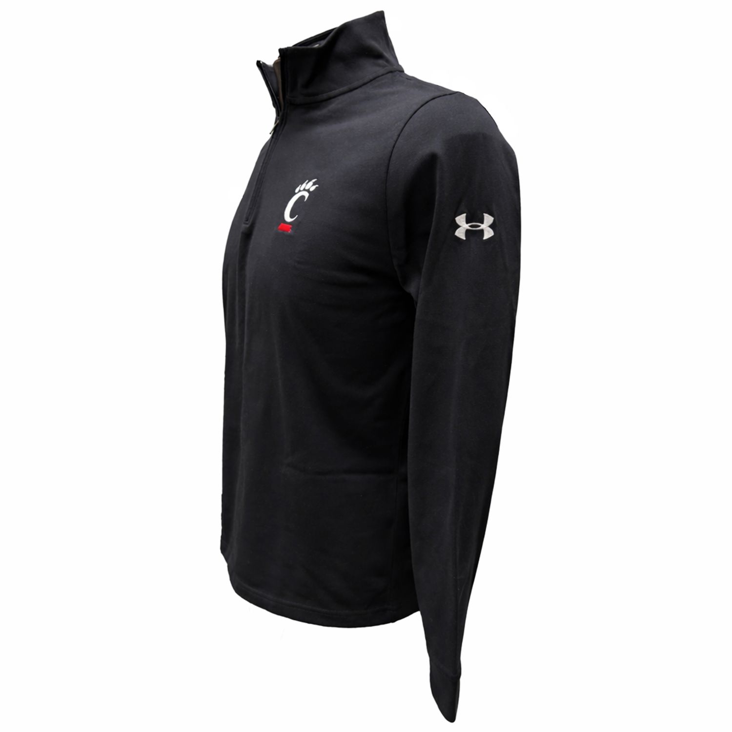 Under Armour University of Cincinnati Bearcats Black Icon Half-Zip Pullover