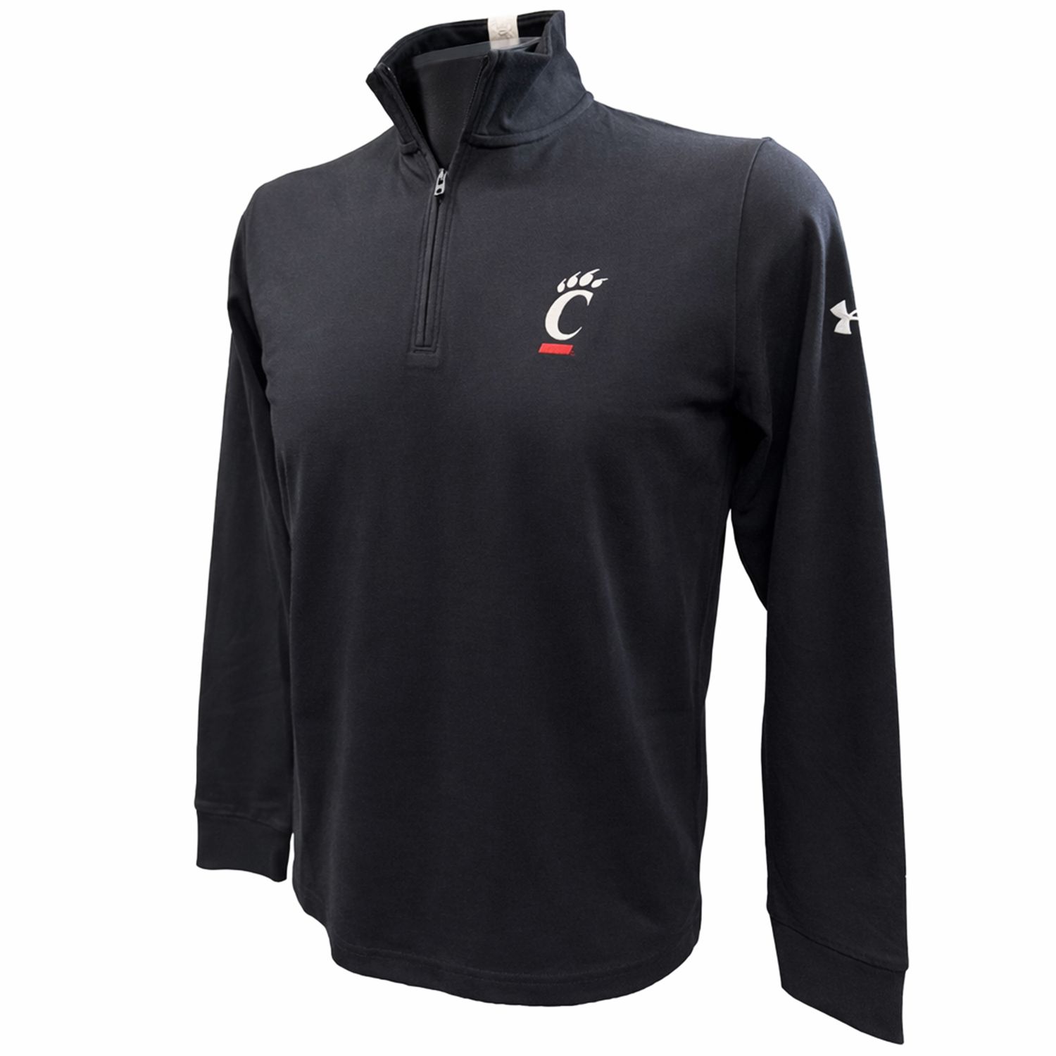 Under Armour University of Cincinnati Bearcats Black Icon Half-Zip Pullover