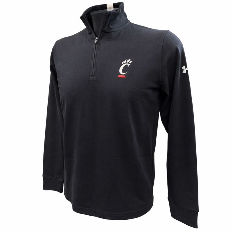 Under Armour University of Cincinnati Bearcats Black Icon Half-Zip Pullover