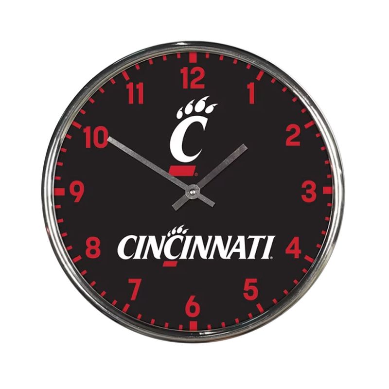 Black Cincinnati C-Paw Clock