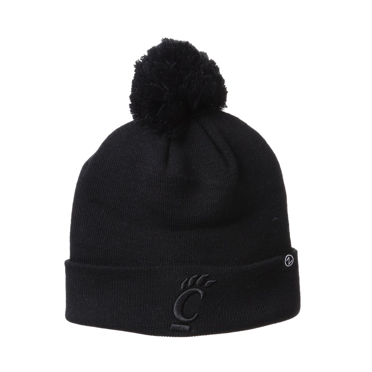 Black Tonal Pom Hat