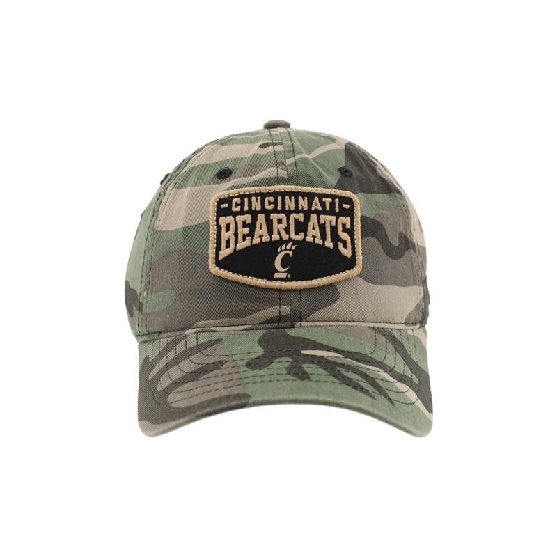 Camo Adjustable Hat with Patch