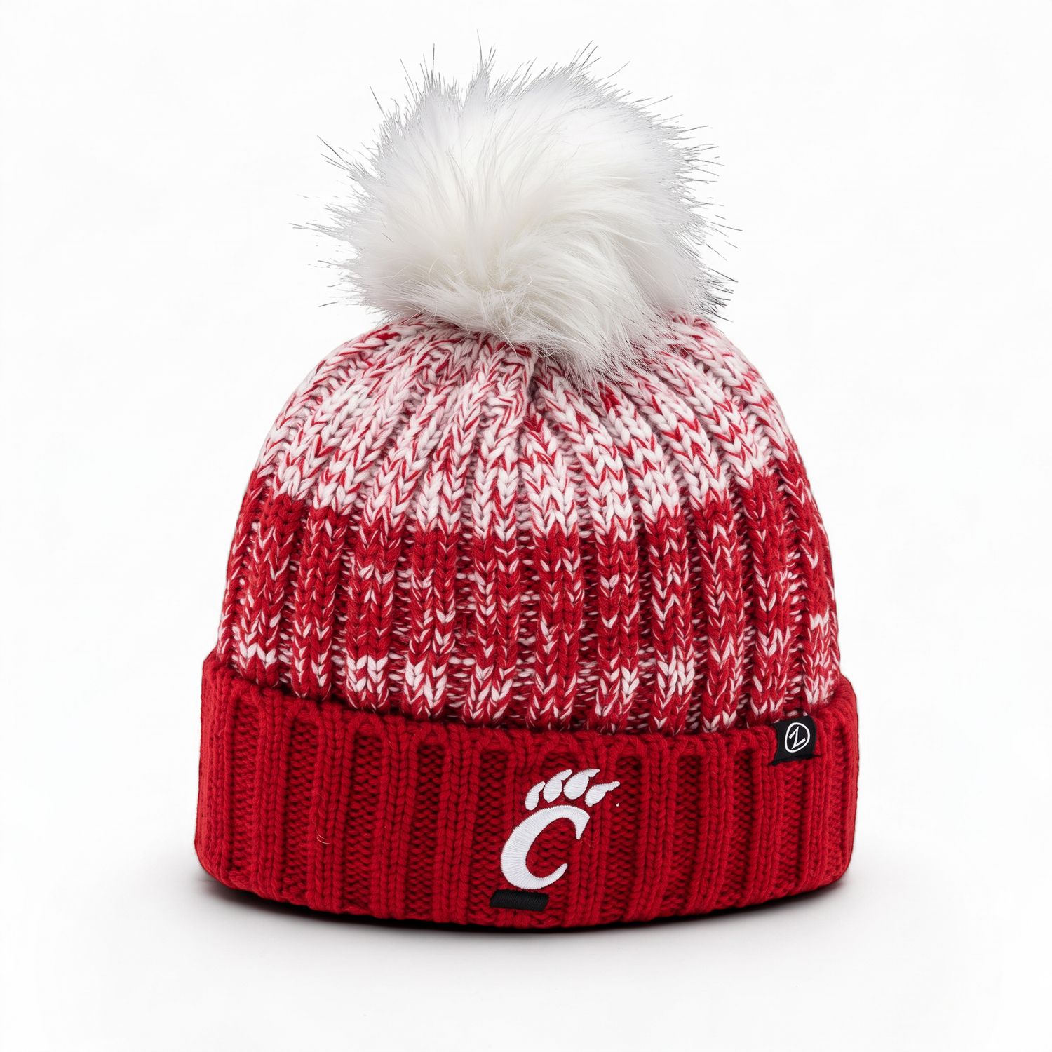 Cincinnati Bearcats Fleece Lined C-Paw Pom Knit Hat