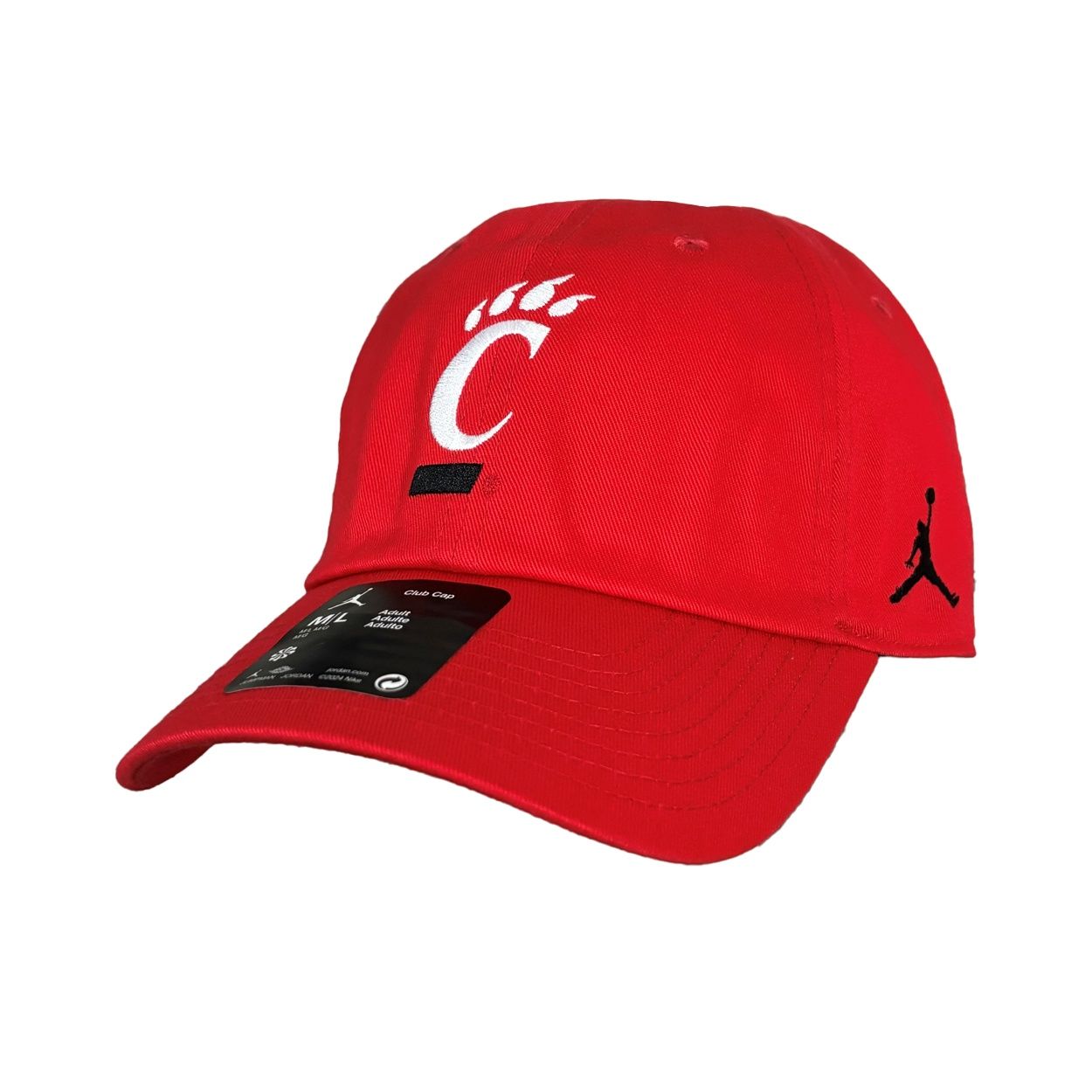 Red cap with C-Paw and Jumpman on side