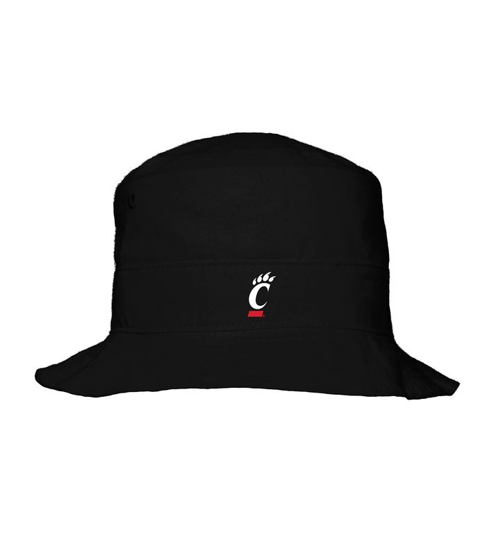 Infant bucket hat in blk with C-Paw