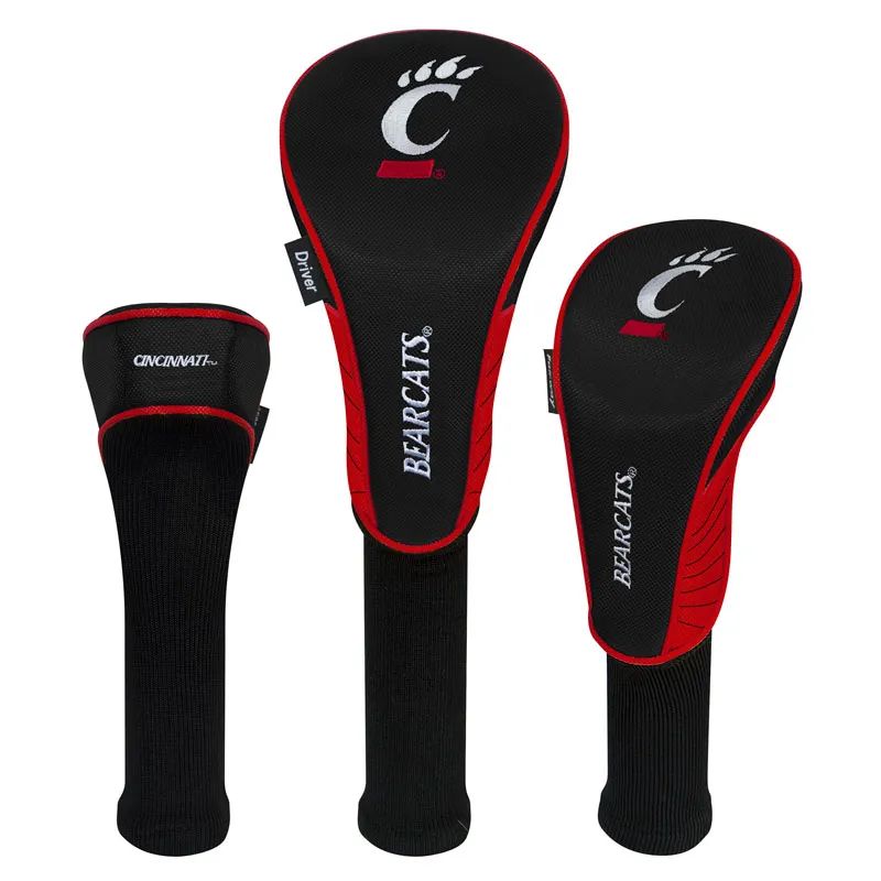 Cincinnati Bearcats Golf Head Covers, 3-Pack