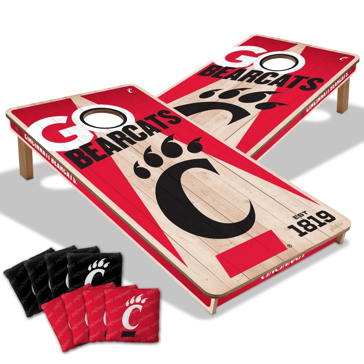 Cincinnati Bearcats 2' x 4' Cornhole Set with Bags