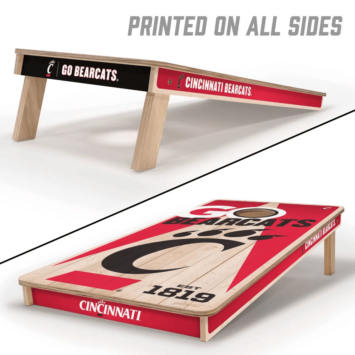 Cincinnati Bearcats 2' x 4' Cornhole Set with Bags