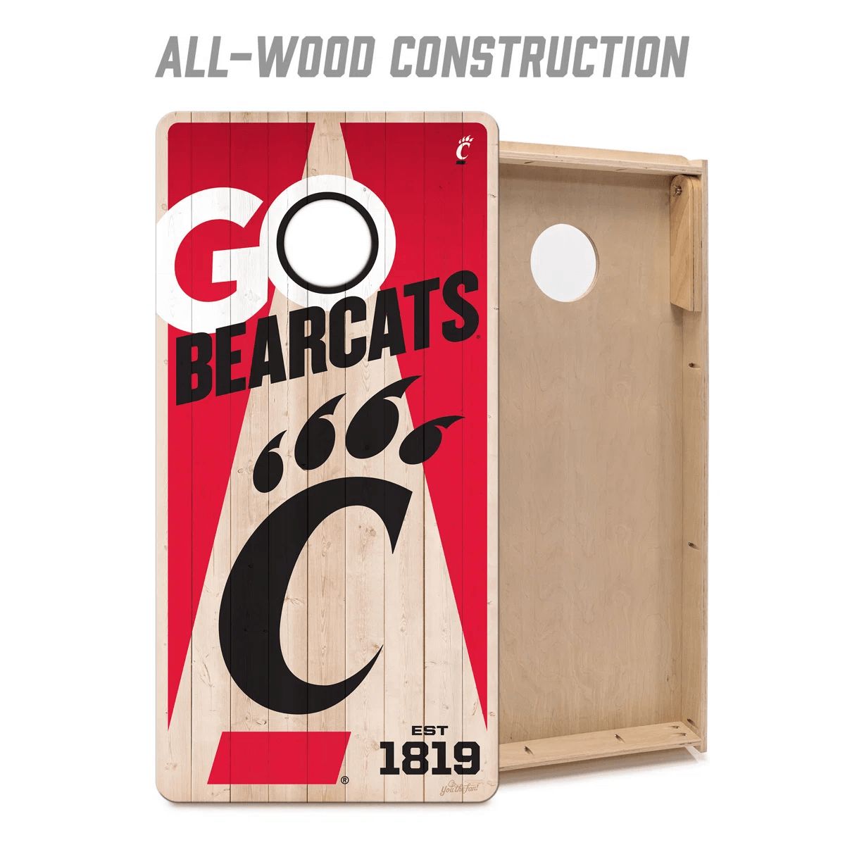 Cincinnati Bearcats 2' x 4' Cornhole Set with Bags