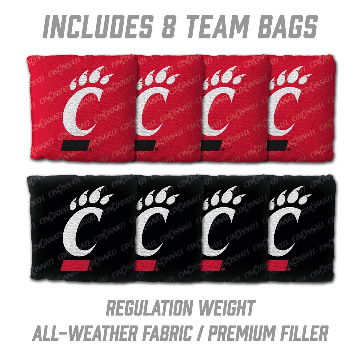 Cincinnati Bearcats 2' x 4' Cornhole Set with Bags