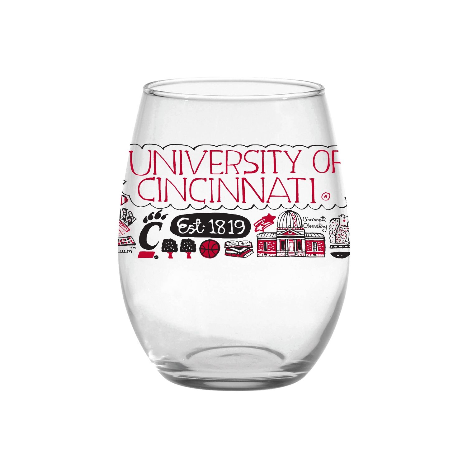 UC Julia Gash Stemless Wine Glass