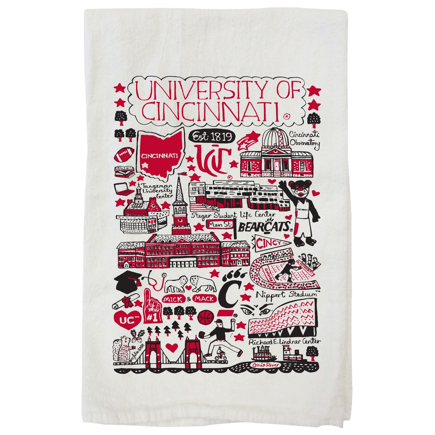 UC Julia Gash Tea Towel