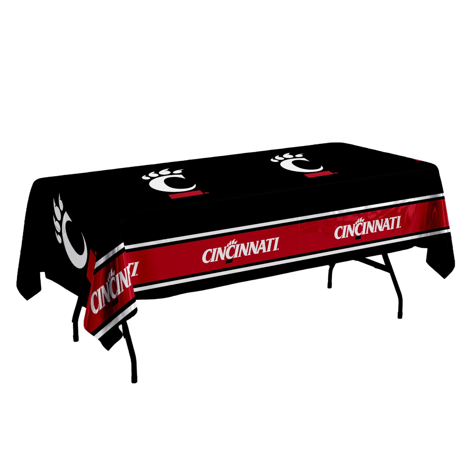 Cincinnati Bearcats Plastic Tablecloth 2pk