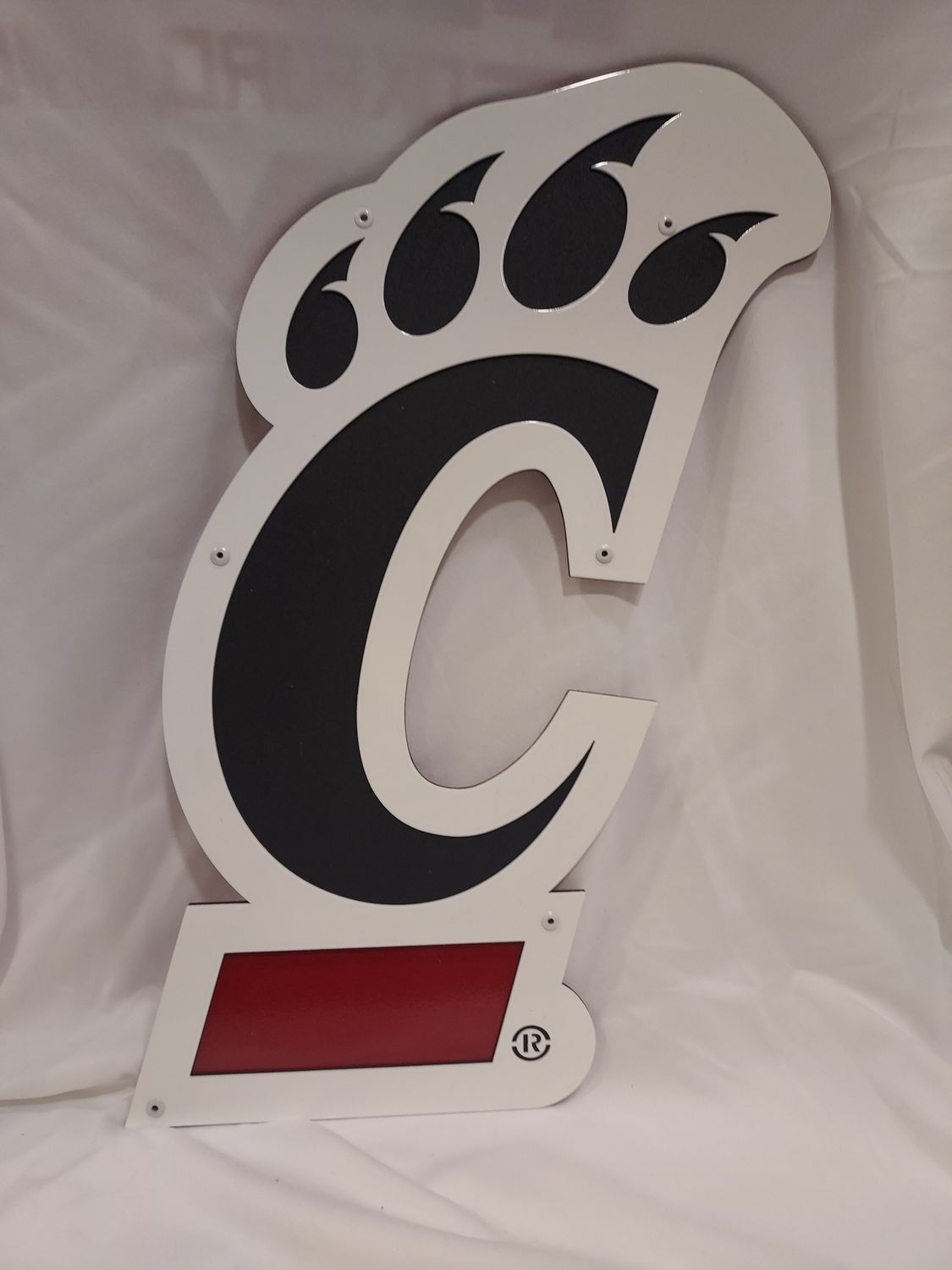 14" Metal C-Paw Wall Sign