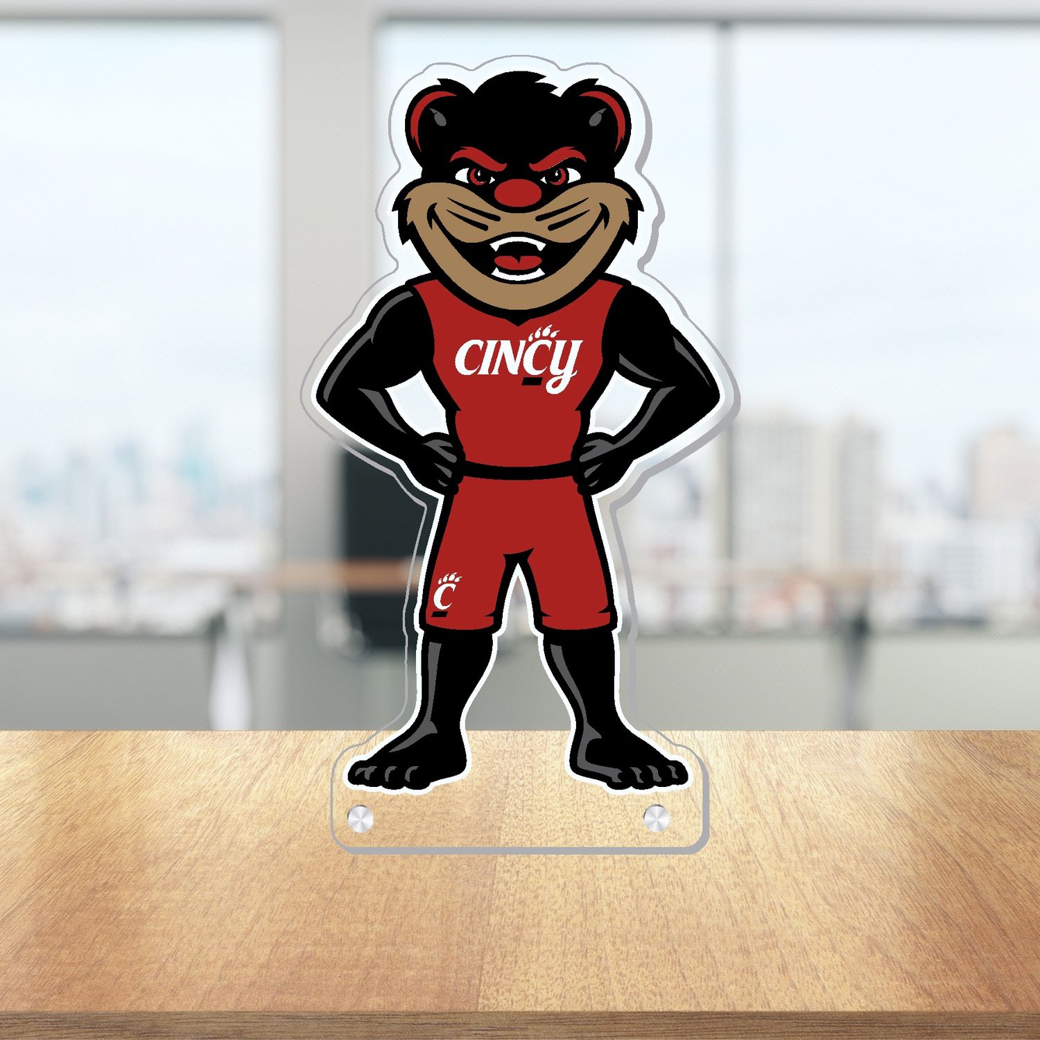 NEW Bearcat Acrylic Standee