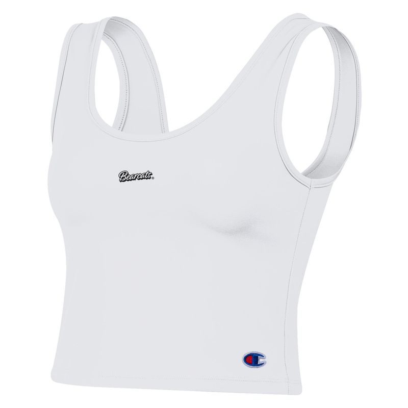 Champion Women's Crop Tank in White