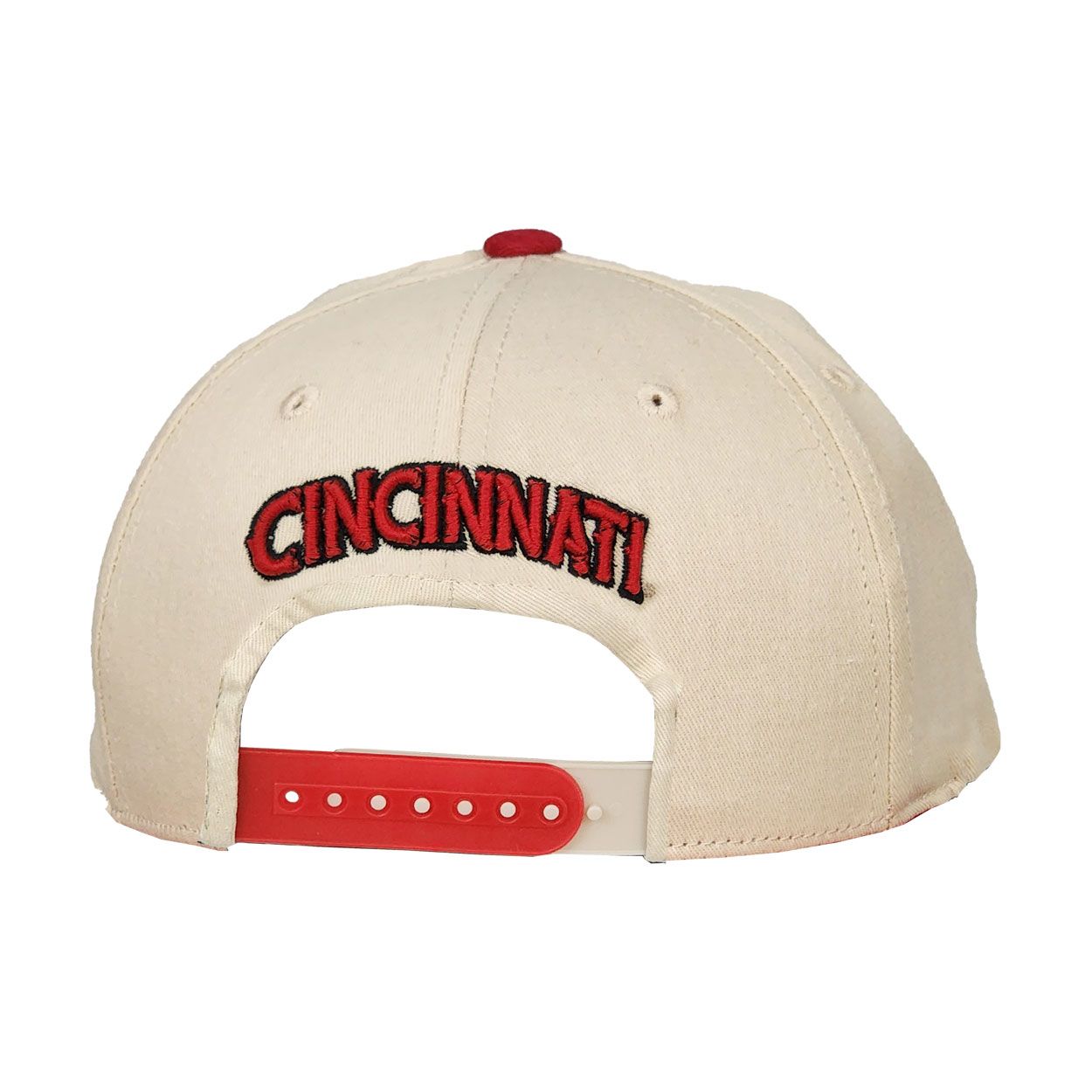 Cincinnati Bearcats C-Paw Snapback Hat – Ivory/Red