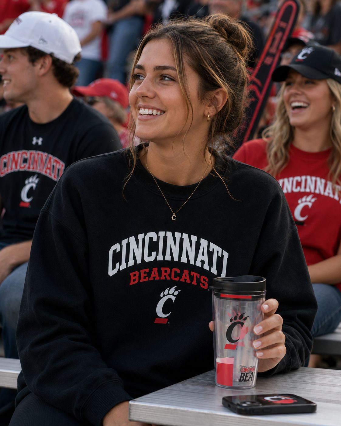 Cincinnati Bearcats 16oz Double-wall Tritan Tumbler