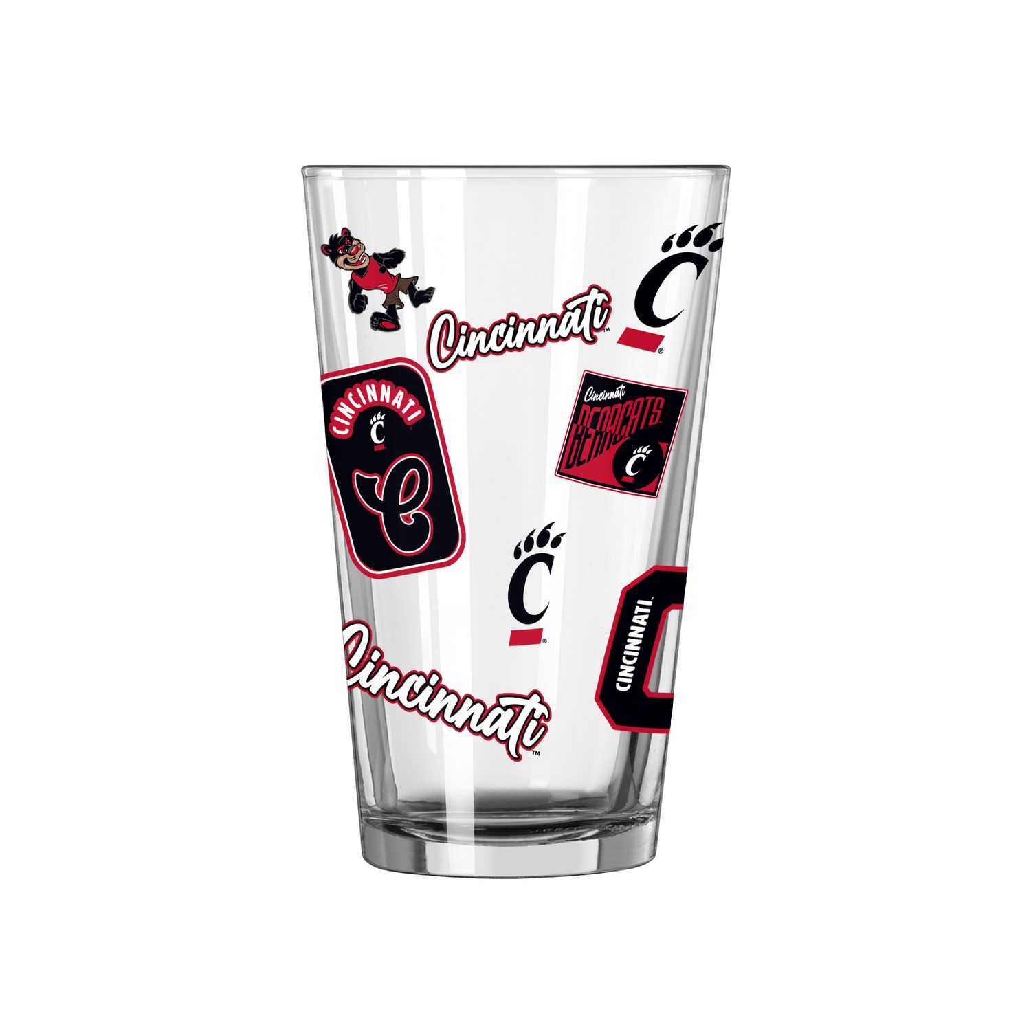 University of Cincinnati Bearcats 16 oz. Dreamweaver Pint Glass