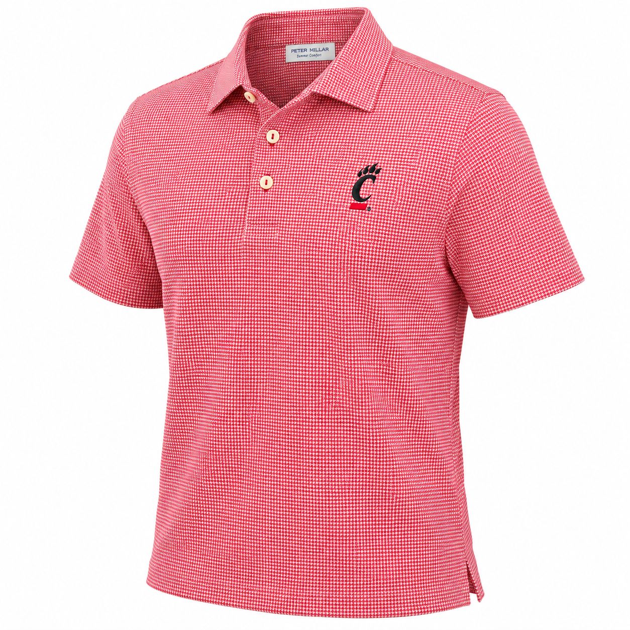 Peter Millar Men's University of Cincinnati Bearcats Red Performance Polo